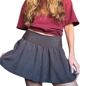 Vintage 90’s Express Charcoal Dressy Shorts Skort